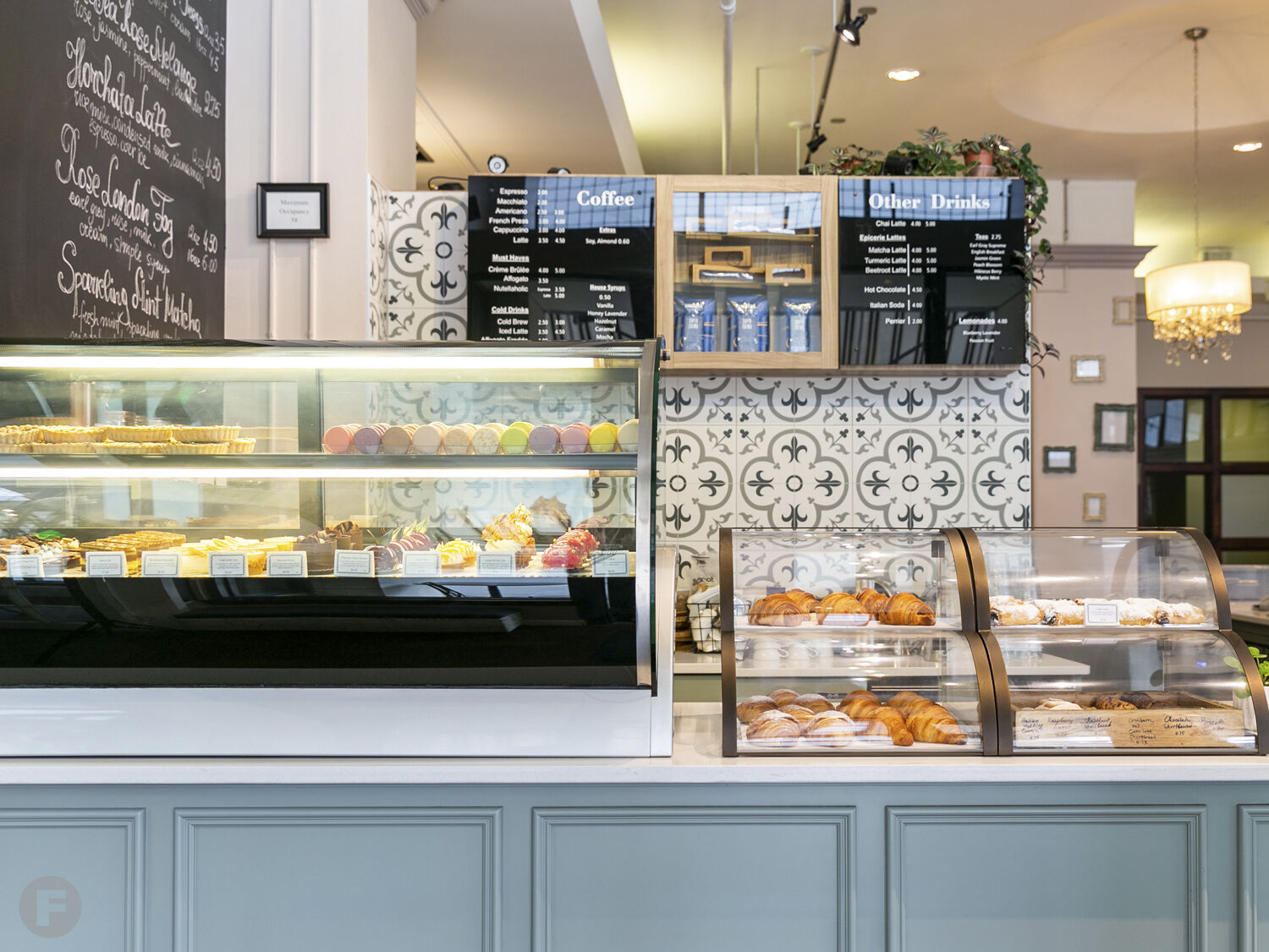 European Cafe Interior